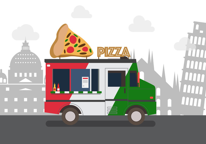 vehicle urban truck tourist street road polska pizza people meat lunch leaning tower of Pisa Italy italian hours hot foodtruck food festival event evening downtown delicious Cuisine crowd commerce city buy business 