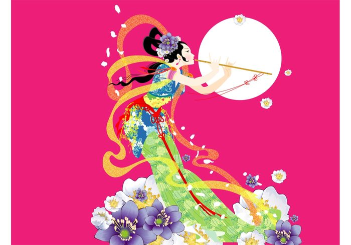 travel tourism places mythology music japan india flute flowers floral fantasy event china blossoms bamboo asia 