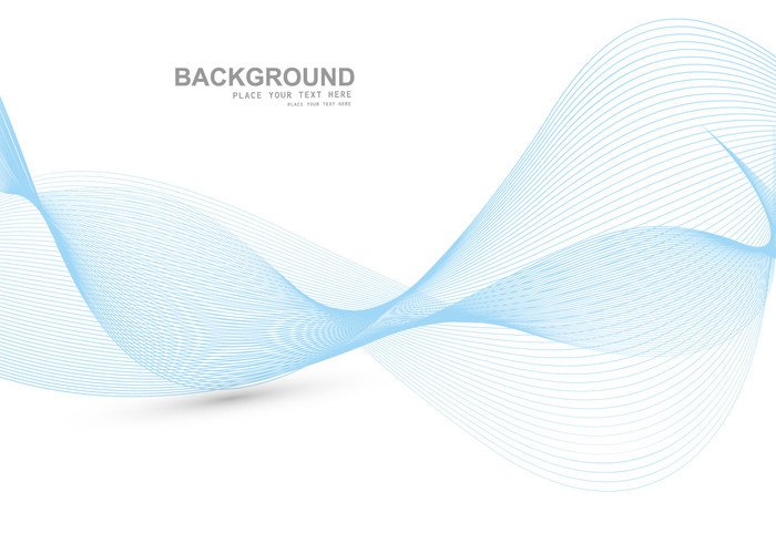 white wave transparent technology stripes header flowing curved copyspace Composition business blue banner background abstract 