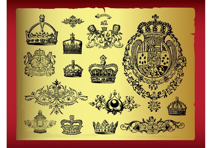 Tsar shield religion print luxury lions insignia heraldry heraldic golden gold decorative crowns cross city catholic antique angel 