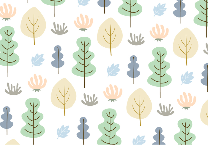 wallpaper tree seamless pattern pastel colors ornamental nature leaves pattern leaves leafs leaf pattern decorative decoration deco bushes background abstract leaves 