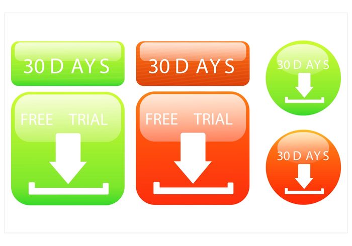 shiny buttons shiny shere red icon green glossy free trial label free trial badge free trial free download icon free downlad button download button set button banner 30 day free trial label 30 day free trial badge 30 day free trial 30 day  