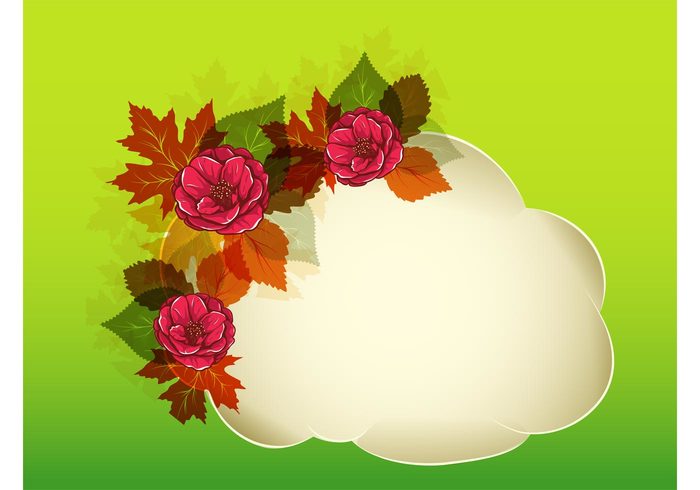 trees seasonal season plants nature leaves label floral Fall ecology detailed cloud banner autumn vector  