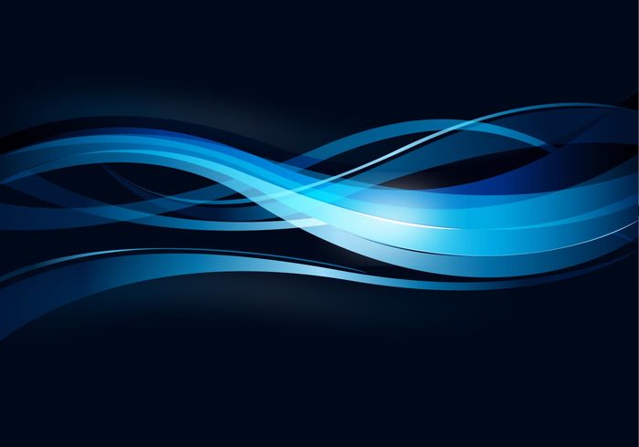 wavy waves template technology lines design blue background backdrop abstract 