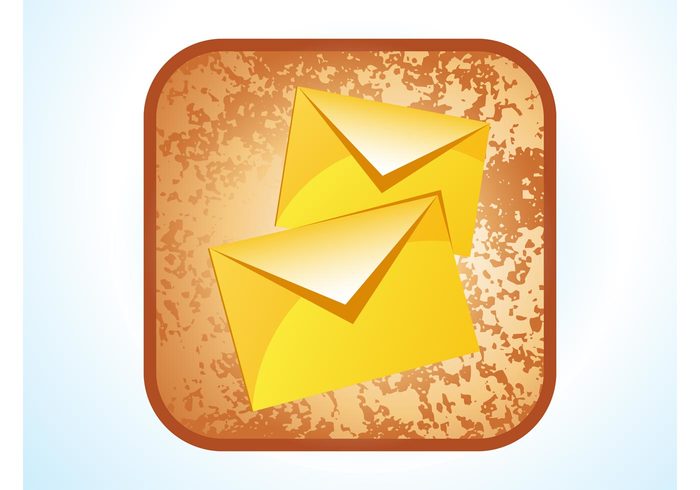 square splatter Sending send message logo grungy grunge express envelope email communication application app 