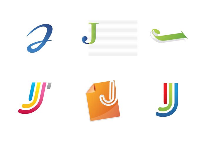 miscellaneous logo Lettering letter jay j free logo 