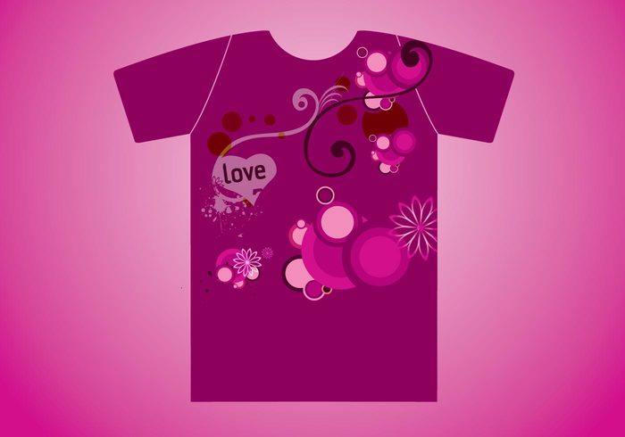 t-shirt swirls shirt scribbles objects love Design Elements design apparel abstract 