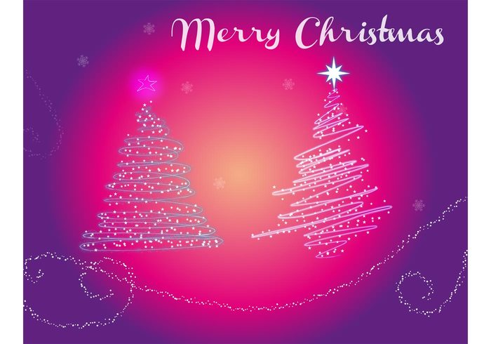xmas star snow new year lights invitation holidays happy greeting fun frozen festive event crystal christmas card 