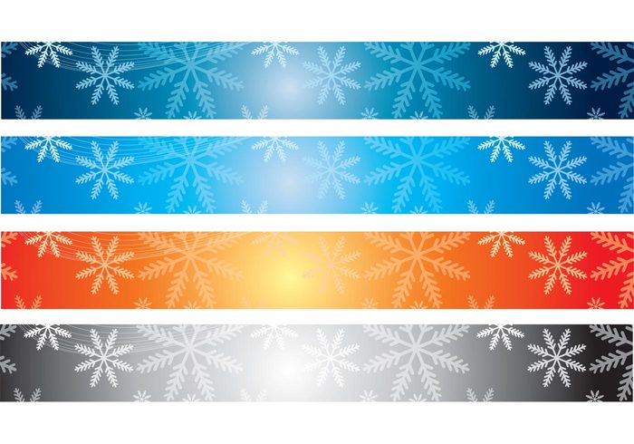 xmas winter snowflakes season scrapbook holiday December christmas banners 