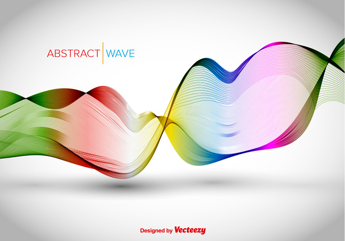 wave wallpaper style spectrum space smooth rainbow motion modern line light futuristic flow decorative curve cover colorful color bright blue background abstract 