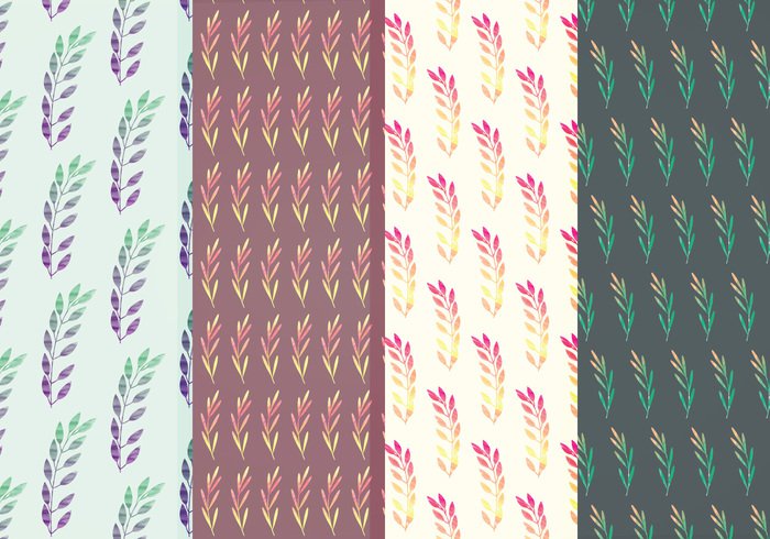 watercolor patterns watercolor branch watercolor set seamless patterns seamless pattern Patterns pattern set pattern collection pattern branches branch background 