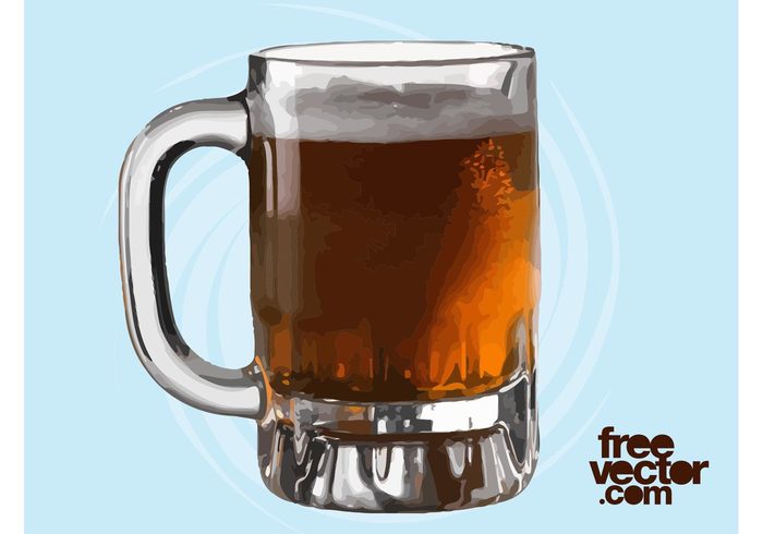 mug fun foam drinks drink Dark amber Celebrations Brown ale beverage Beer vector beer 