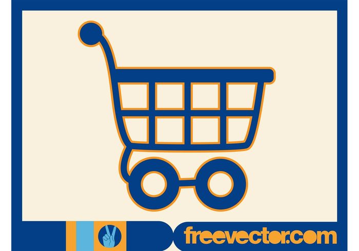 wheels trade supermarket store shopping shop sell logo icon Consumer commerce cart buy 