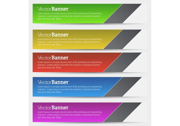 web elements vector banner ribbon banner graphic design banners 