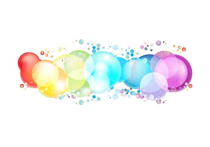 Vectors shapes rainbow Design Elements design colors colorful circles abstract  