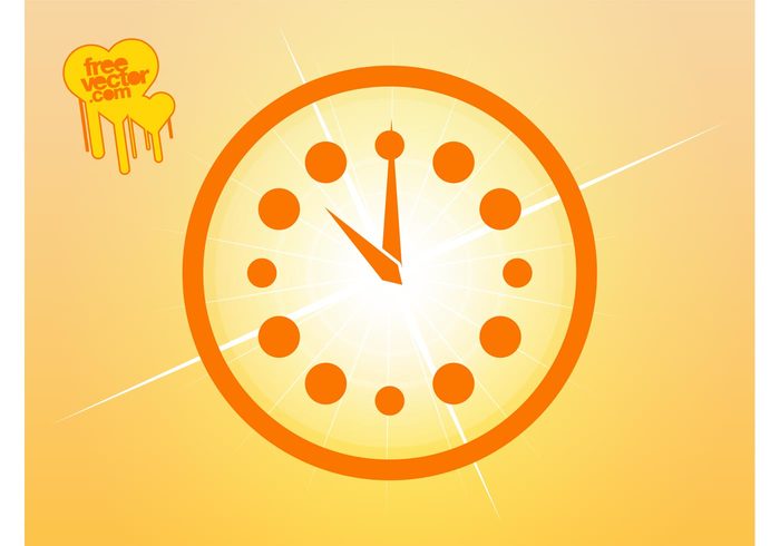 time sticker round minutes logo icon hours hands decal clock face clock 