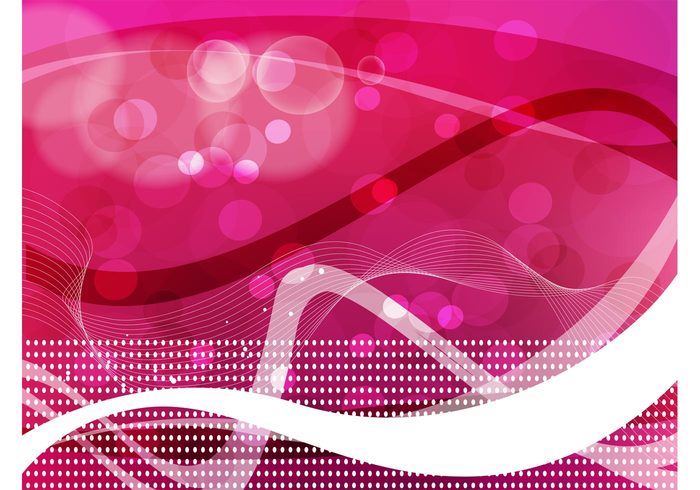 wire frame waves wallpaper swirl ribbon radiant pink halftone grid gradient curves collage bubbles banner 