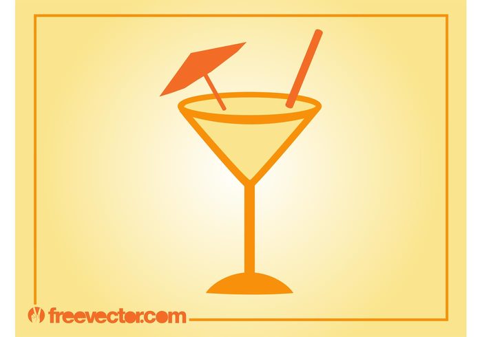 umbrellas summer straw martini logo liquid icon glass drinks cocktail beverage bar 