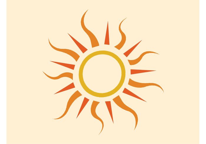 weather tattoo symbol sunshine Sun icon summer sky rays nature logo forecast climate circle 
