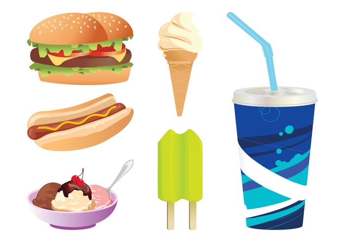 straw soda sandwich junk food Icicle ice cream cone ice cream Hot dog hamburger food fast food drink desserts cup 