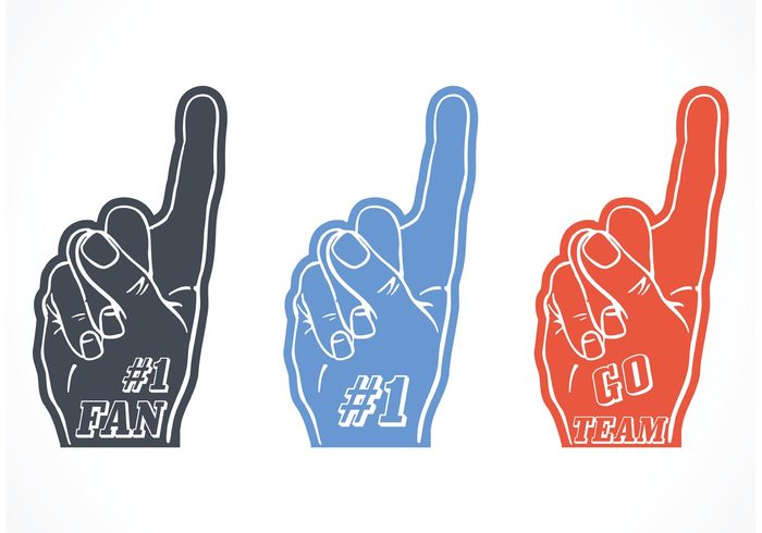 winner win wave victory vector up team symbol support success sports point one number isolated illustration Idea icon hand fun foam first finger figure fan concept competition cheer champ celebrate best #1 foam finger 