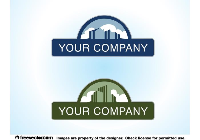 urban template skyscrapers real estate Property Properties office logo design house home buildings architecture 