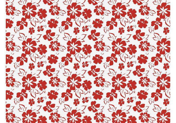 stylized sprint sixties seventies plants petals nature leaves hippie garden flowers flower power fabric pattern blossom bloom 
