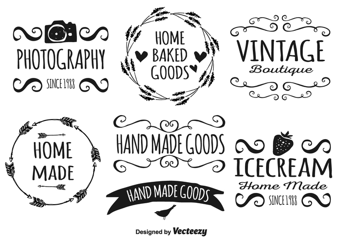 wreath vintage typography typographic text template symbol sign shop set romantic retro logo leaf labels label set label identity hipster hip hand drawn logo hand drawn greeting Girlie flower floral cute labels cute corporate collection card business banner background arrow advertise Advert  
