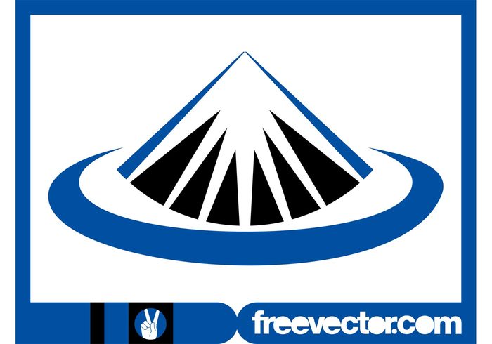 top Summit stylized snow Peek nature mountain logo icon abstract 