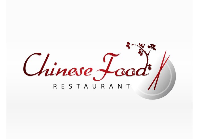 Shanghai restaurant meal Logo download logo design food emblem eating chopsticks Chinese food Beijing 