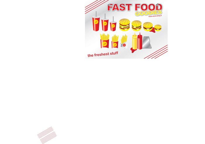wallpaper vector art soda poster health hamburger graphics french fries food fast food drink brochure beverage 3d 