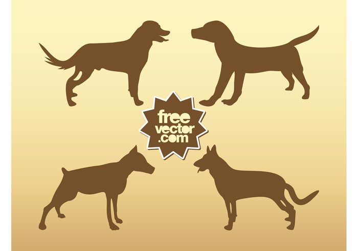 Veterinarian Tongues Tails silhouettes puppy pets happy ears dogs brown dog Breeds animals 