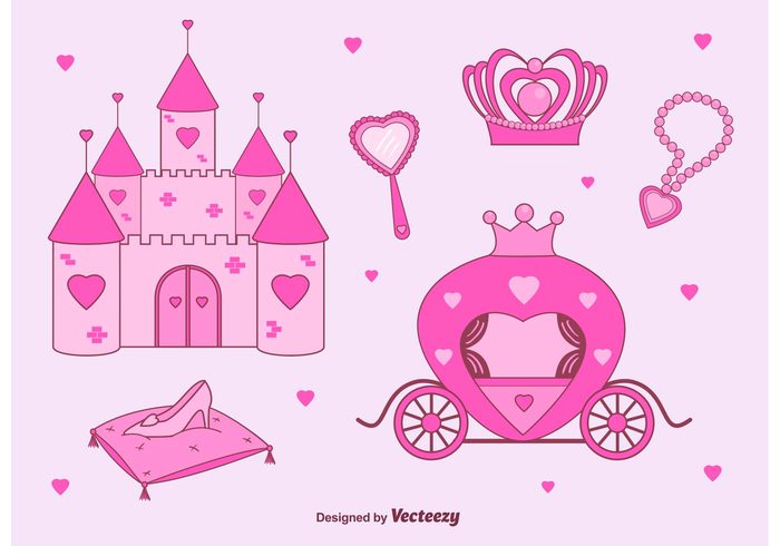 vintage hand mirror tower tale shoes princess icon princess castles princess castle princess pink castle necklace mirror magic wand magic king jewelry girl fantasy fairytale fairy tale Disney princess cute crown child castle cartoon carriage 