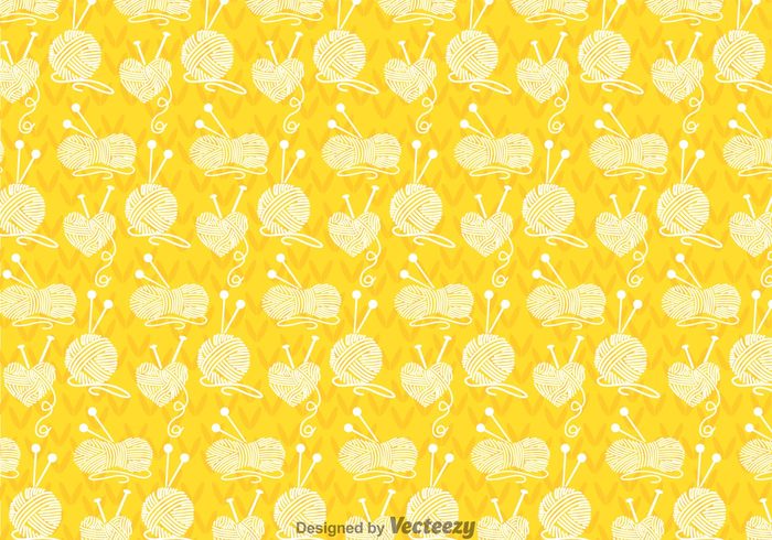 yellow yarn woll seamless pattern needle knitting wallpaper knitting pattern knitting background knitting Hobby crafty craft ball of yarn ball background activity 