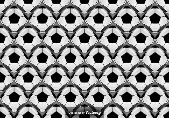 white tile team Surface stylize sport soccer simple shape seamless Repetition repeat popular play pattern image hexagon graphic geometric game football texture football fabric element curve continuity concept black ball background 