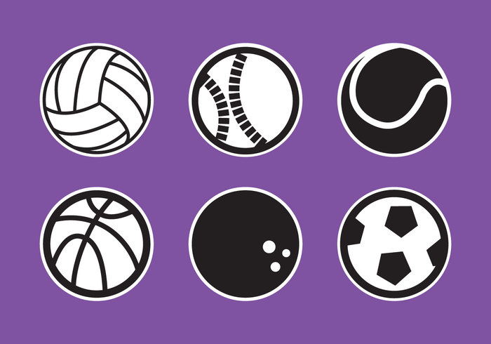 white volleyball vector volleyball tennis symbol sports sport soccer sign pattern logo isolated illustration icons football equipment design collection bowling basketball baseball balls ball background 