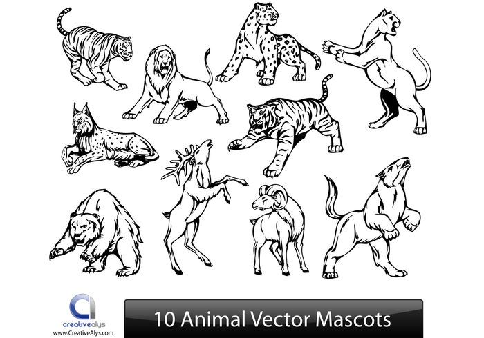 mascots animal mascots animal mascot design 