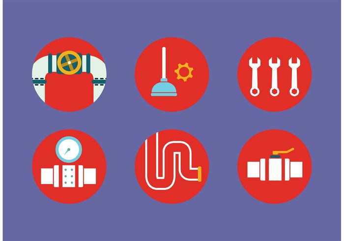 white water vector valve tool symbol steel sewer pipe sewer sewage pressure Plumbing Plumber pipes pipeline pipe metal isolated illustration icons icon gear flat design flat equipment Engineering Drain connection clean background 