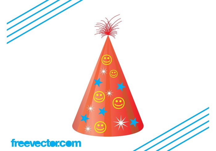 star sparkle smiley Smile Pointy hat Pointed hat Party hat party happy Conical hat cone celebration celebrate birthday 