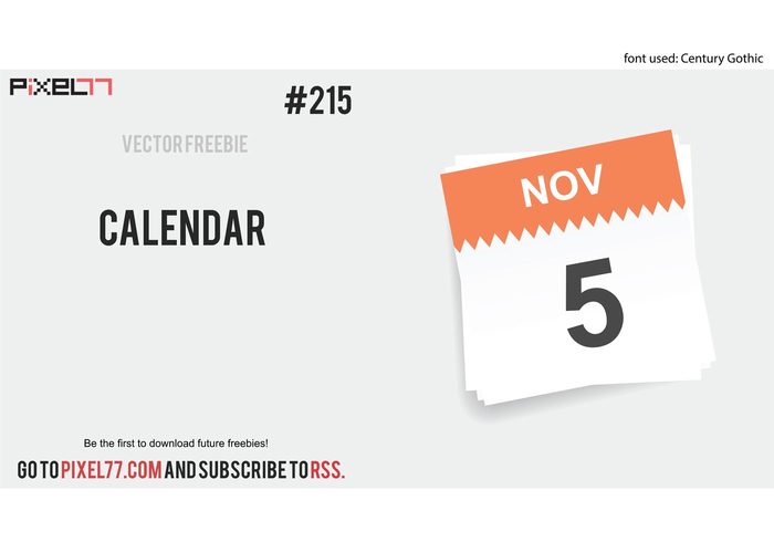 vector graphic freebie design calendar 