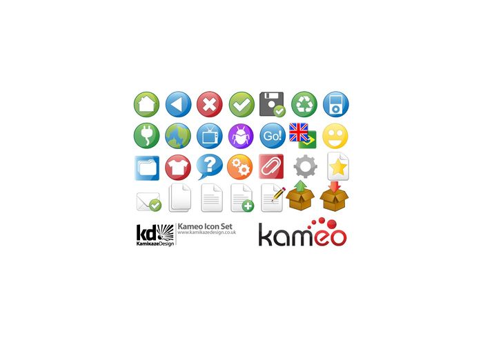 web icons Web Design social KAMEO icons icon  
