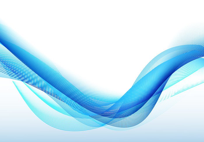 wave transparent texture template smooth motion modern futuristic flowing design curve copyspace blue background abstract 