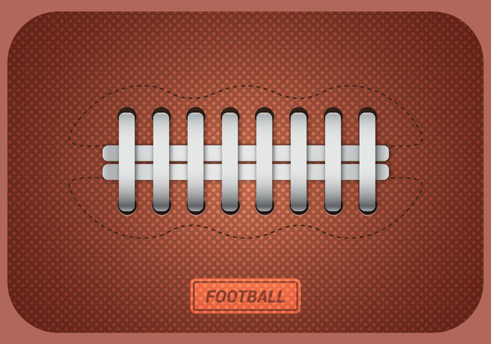 vector thread team symbol skin rugby Recreation realistic pigskin nfl leisure lacing illustration graphic goal football texture football equipment element concept closeup brown ball background American Football Ball american activity abstract 