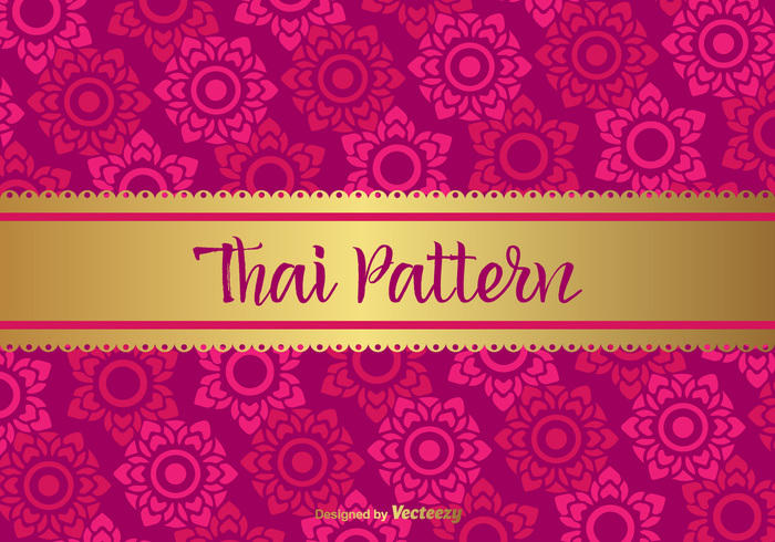 wallpaper vintage traditional thailand thai pattern Thai texture style seamless pattern ornament oriental modern graphic flower floral elegance east decoration culture Buddhism background Asian asia artistic art antique abstract 
