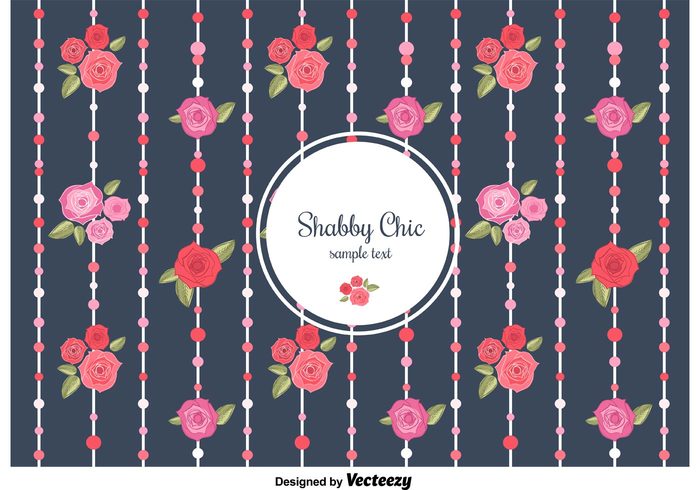vintage vector stationery shabby chic shabby scrap roses romantic retro pretty pattern paper love label invitation free flowers floral fabric elements element dot design chic background 