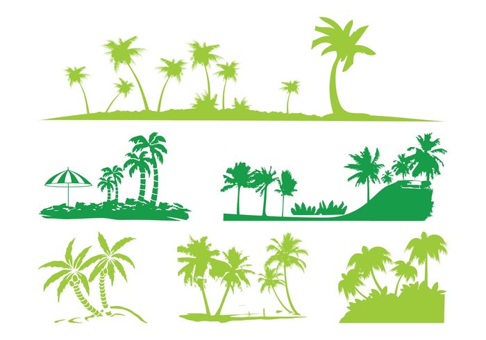 vacation tropical trees tree silhouettes silhouette palms palm trees palm nature holiday flora exotic beach 