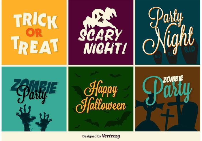 zombie silhouette zombie vintage typography typographic trick Treat text sticker spooky spider skull season scary retro pumpkin party October night Lettering label invitation icon horror holiday halloween greeting ghost creepy celebration card calligraphic border banner autumn 