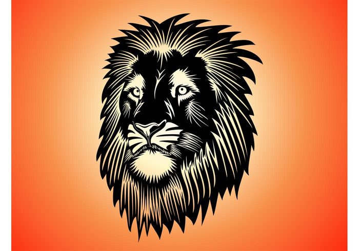 wildlife strength Savannah safari roar proud Pride powerful mascot Lion vector lion king jungle icons animals africa 