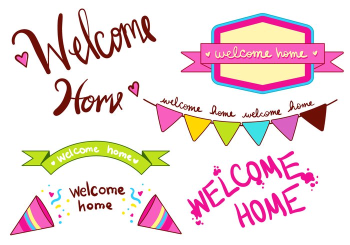 word welcome home welcome vintage vector typography type text symbol sticker sign retro poster postcard party paper ornament message Lettering letter isolated illustration Idea icon house home happy greeting graphic font design decorative decoration concept colorful celebration card calligraphy bright banner background art abstract 