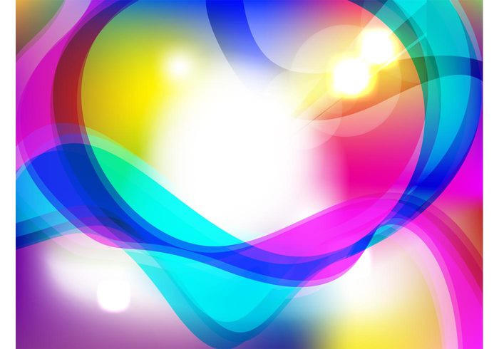 wallpaper vector design rainbow radiant lighting gradient glow decoration curves colorful abstract background 